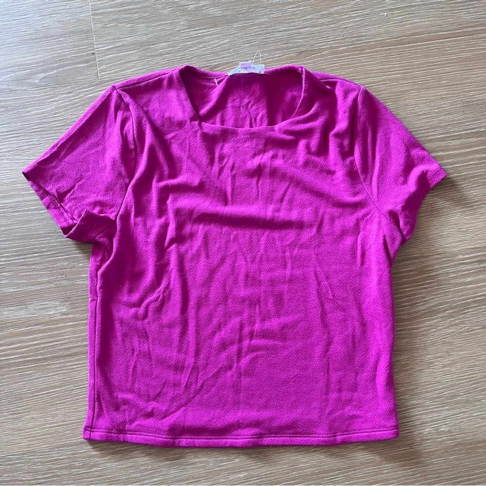 Living in the moment soft pink tshirt Crewneck